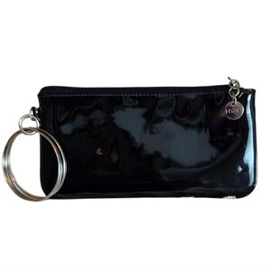 New York & Co Purse Wristlet Clutch Black Small Size